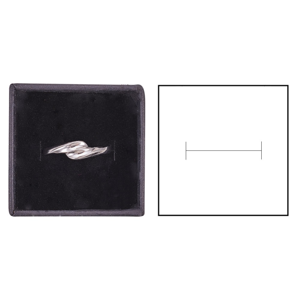 Black Square Cardboard Jewelry Box, 32pcs for Events
